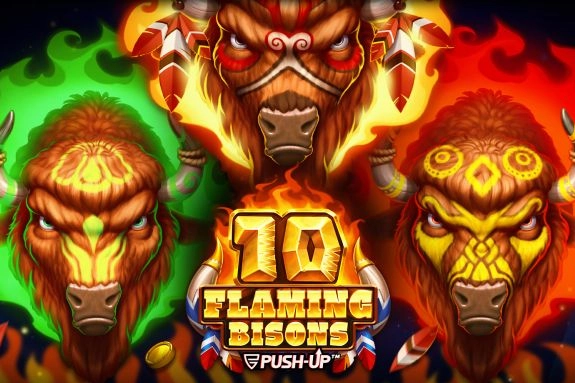 10 Flaming Bisons demo slot